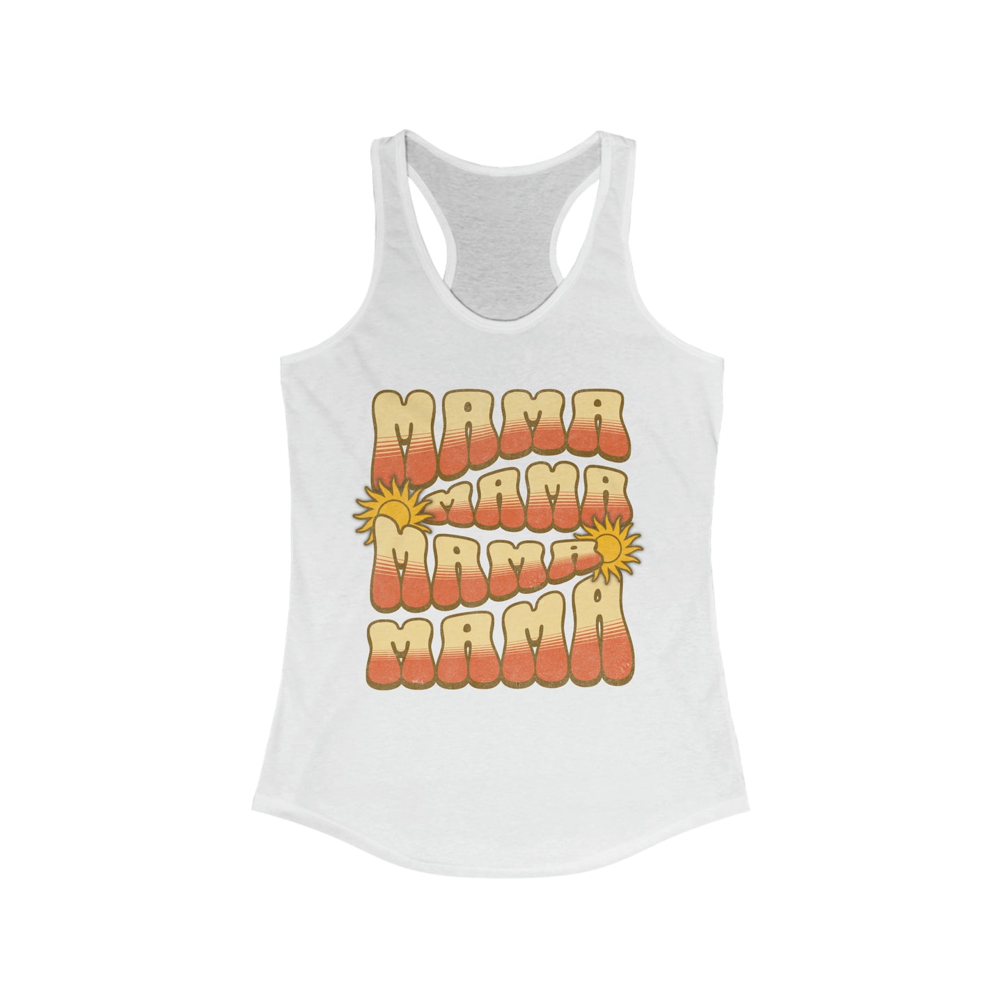 Groovy Mama - Women's Ideal Racerback Tank