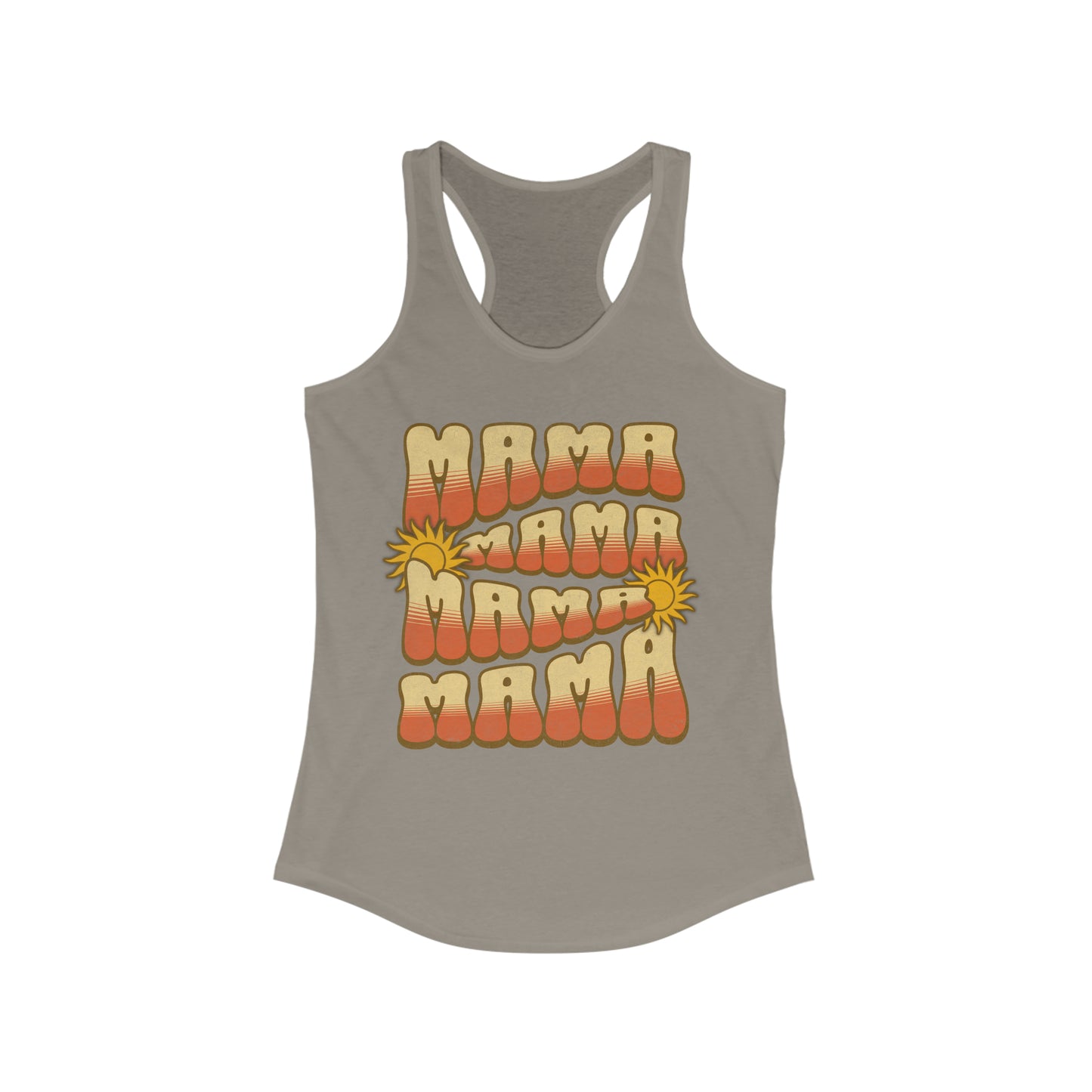 Groovy Mama - Women's Ideal Racerback Tank