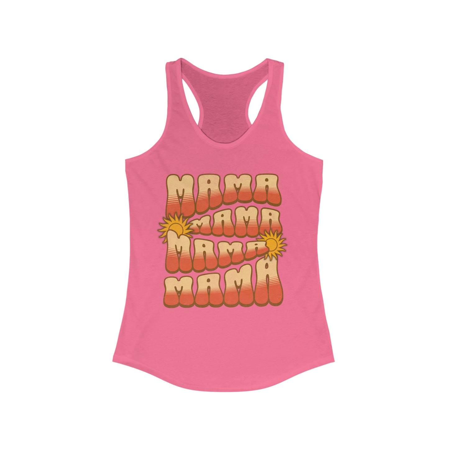 Groovy Mama - Women's Ideal Racerback Tank