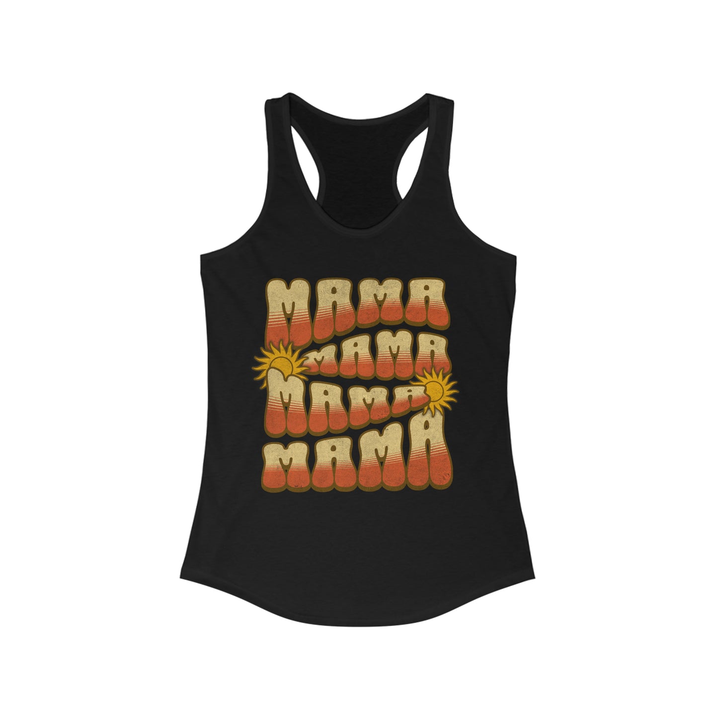 Groovy Mama - Women's Ideal Racerback Tank