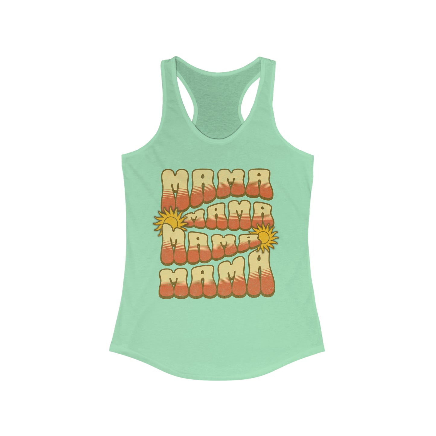 Groovy Mama - Women's Ideal Racerback Tank