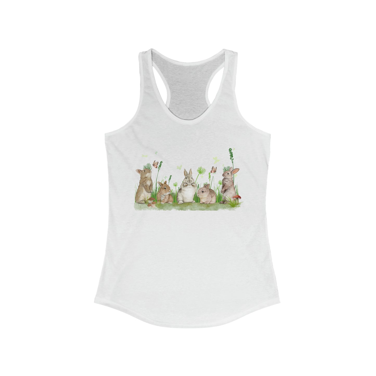 Spring Bunnies - Women's Ideal Racerback Tank