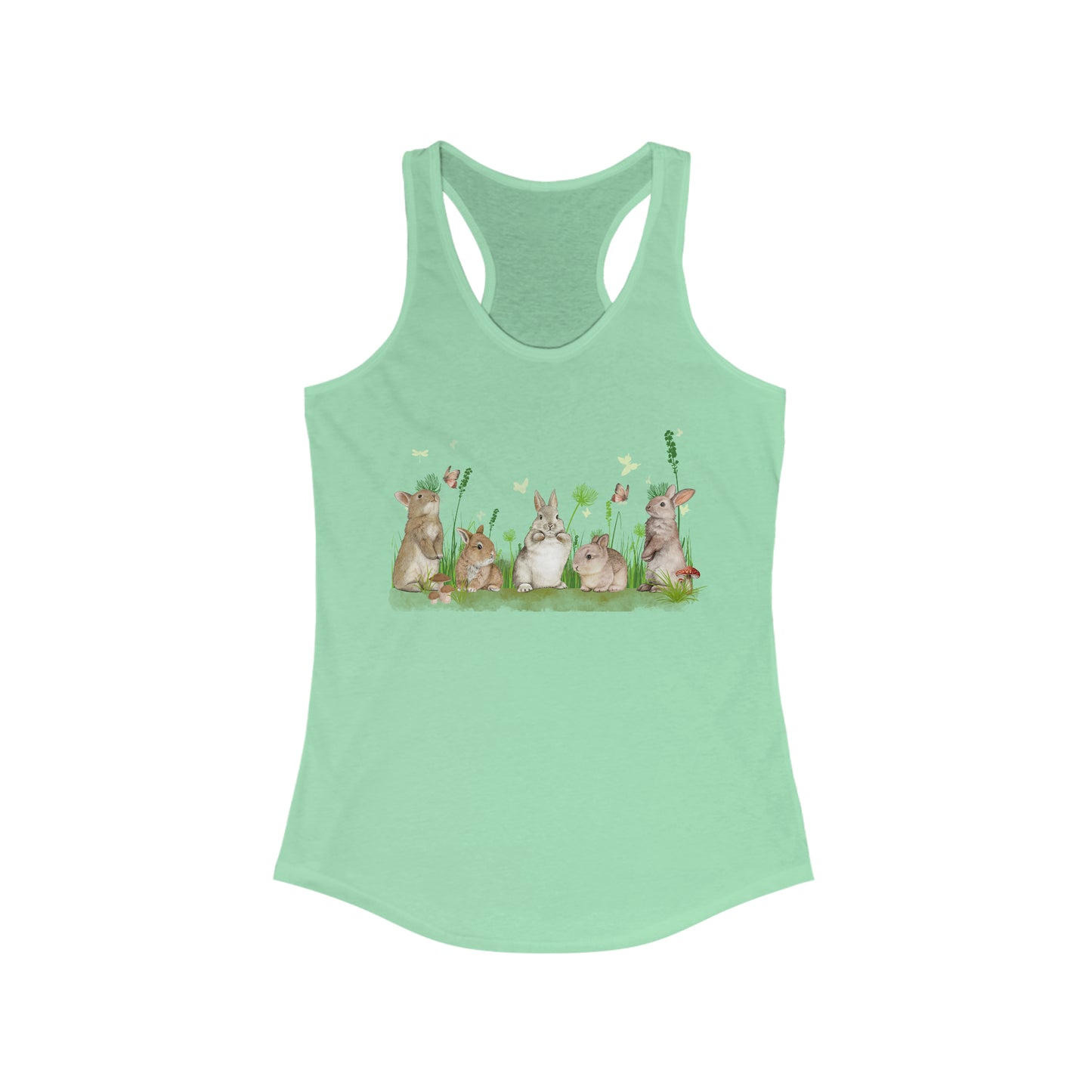 Spring Bunnies - Women's Ideal Racerback Tank