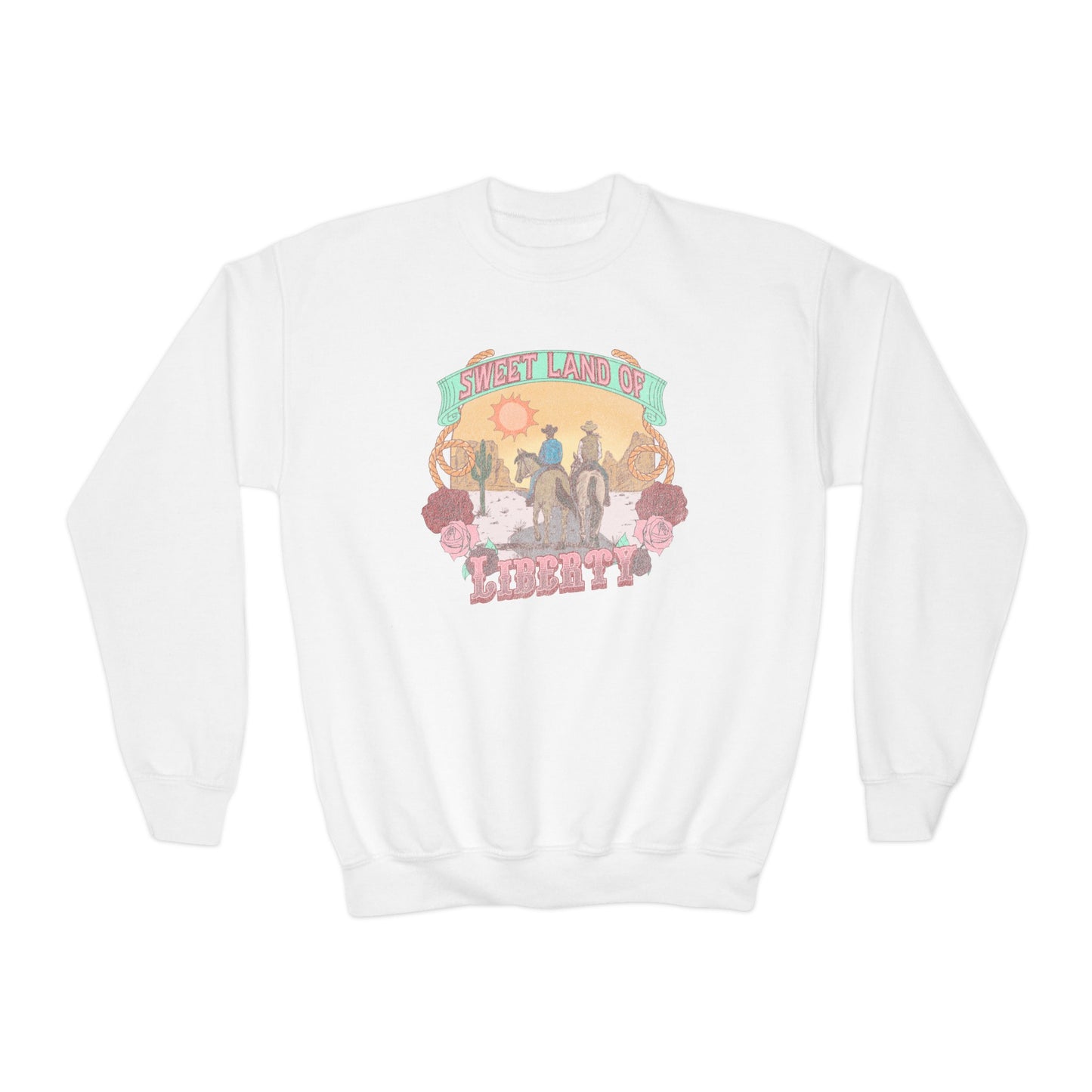 Sweet Land of Liberty - Youth Crewneck Sweatshirt