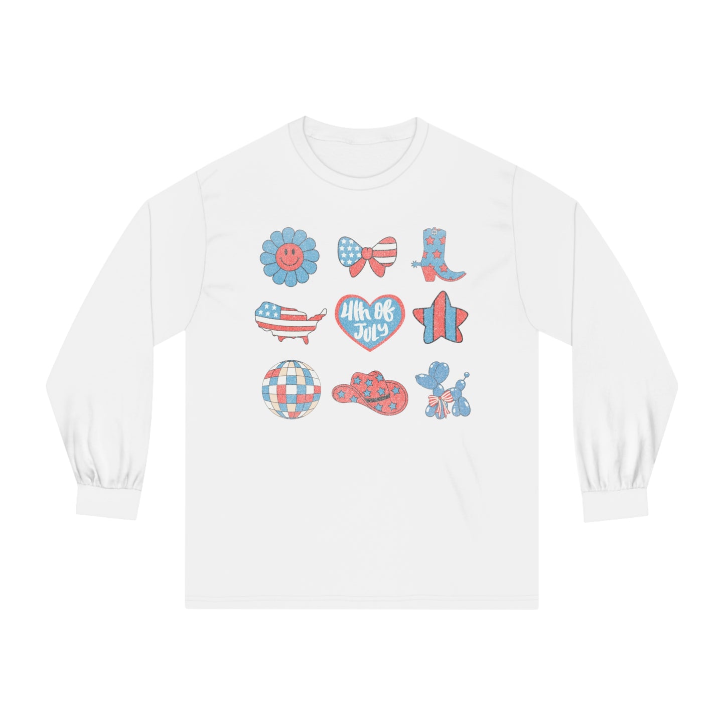 Fourth of July Collage - Unisex Classic Long Sleeve T-Shirt