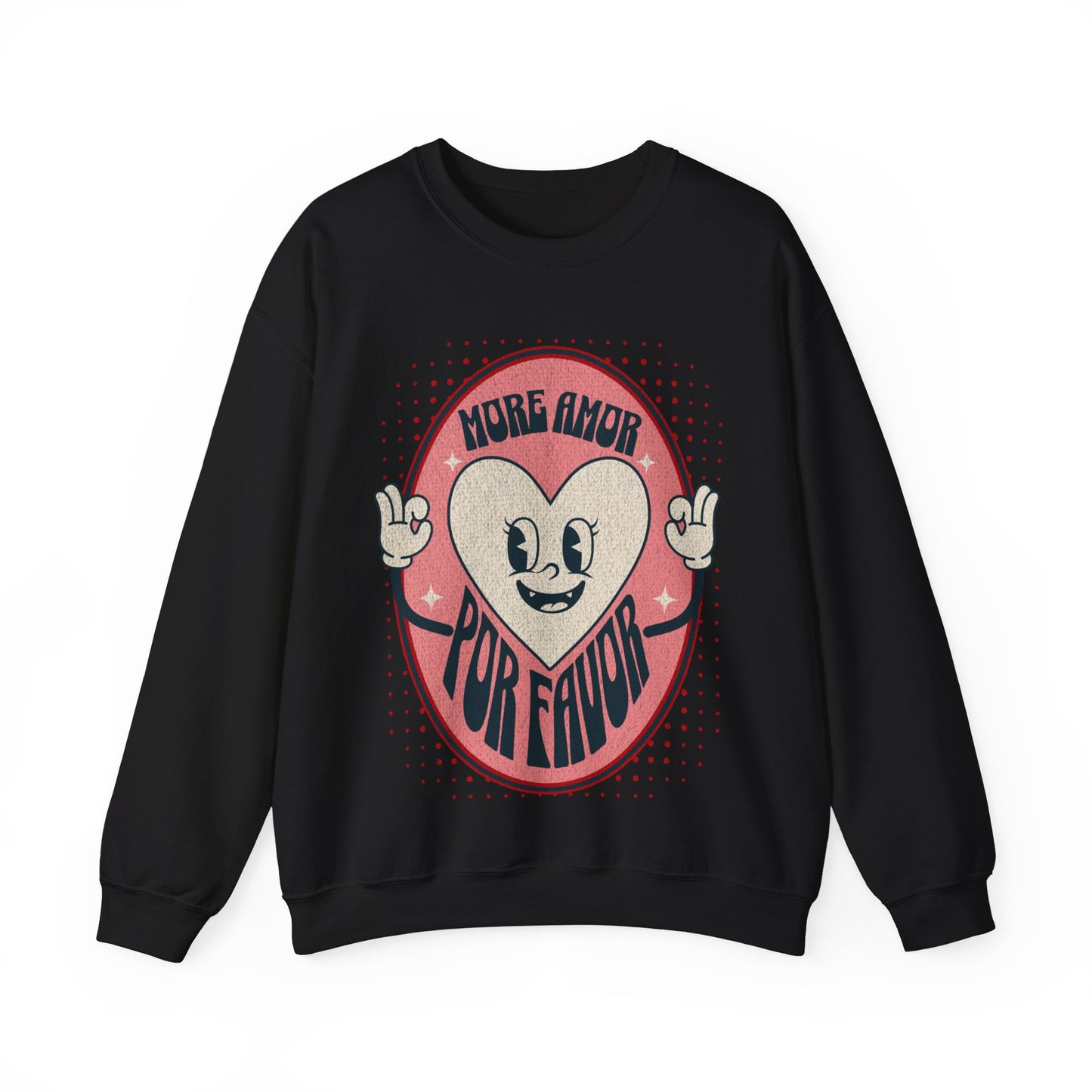 More Amor Por Favor - Unisex Heavy Blend™ Crewneck Sweatshirt