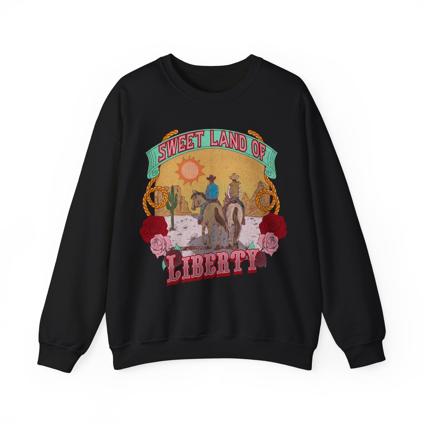 Sweet Land of Liberty - Unisex Heavy Blend™ Crewneck Sweatshirt