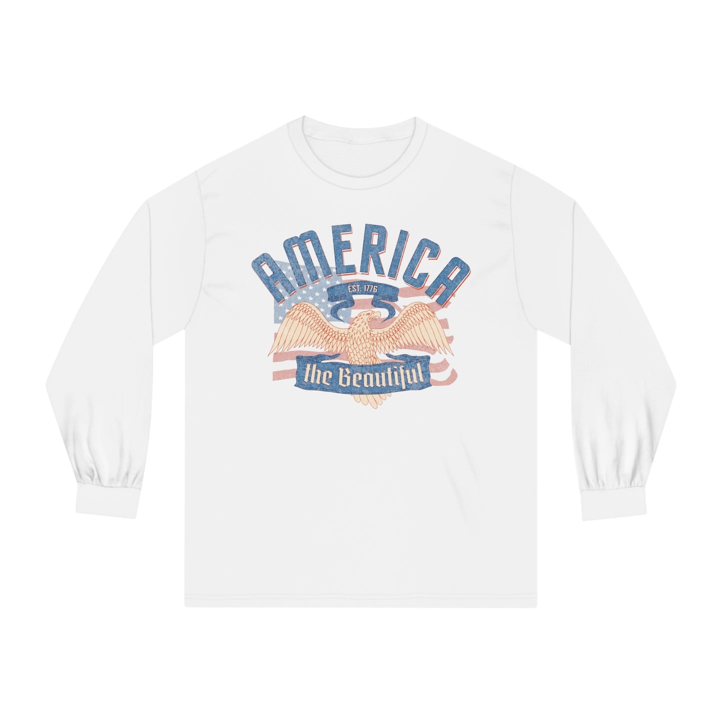 America the Beautiful - Unisex Classic Long Sleeve T-Shirt