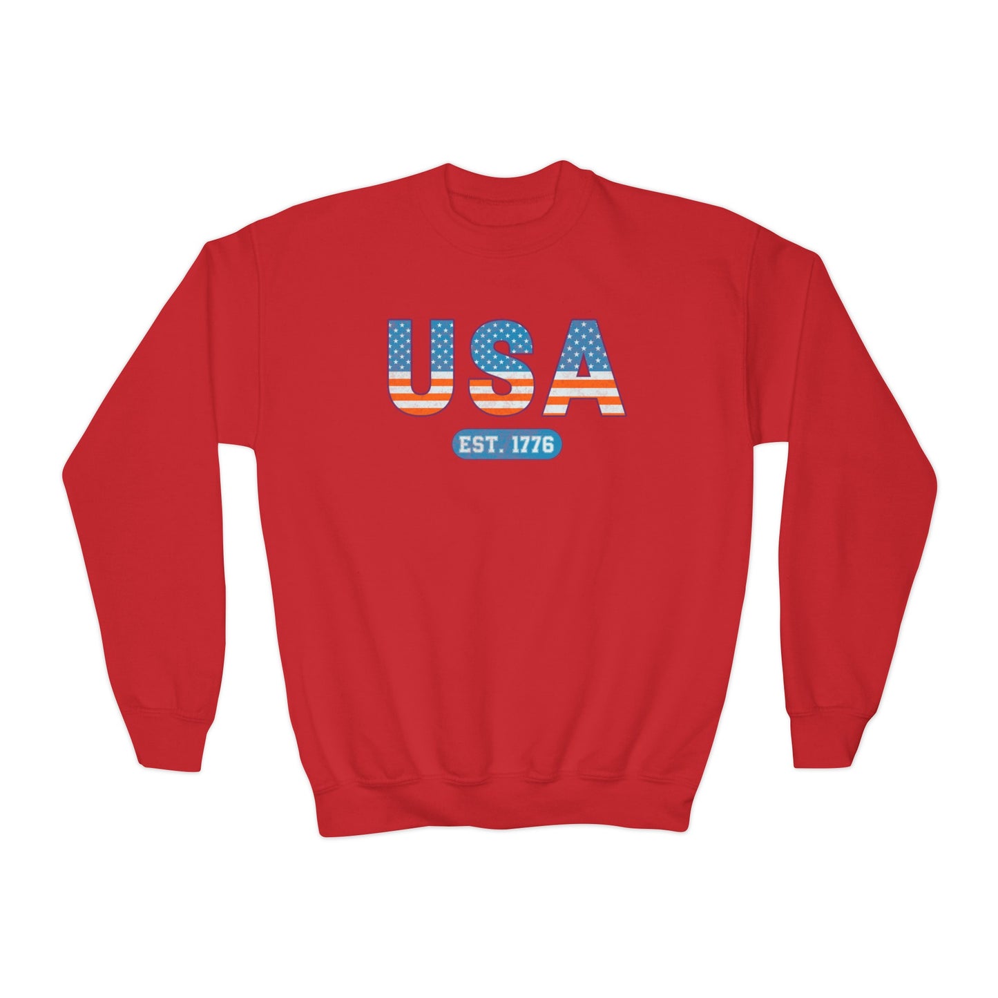 Vintage USA - Youth Crewneck Sweatshirt