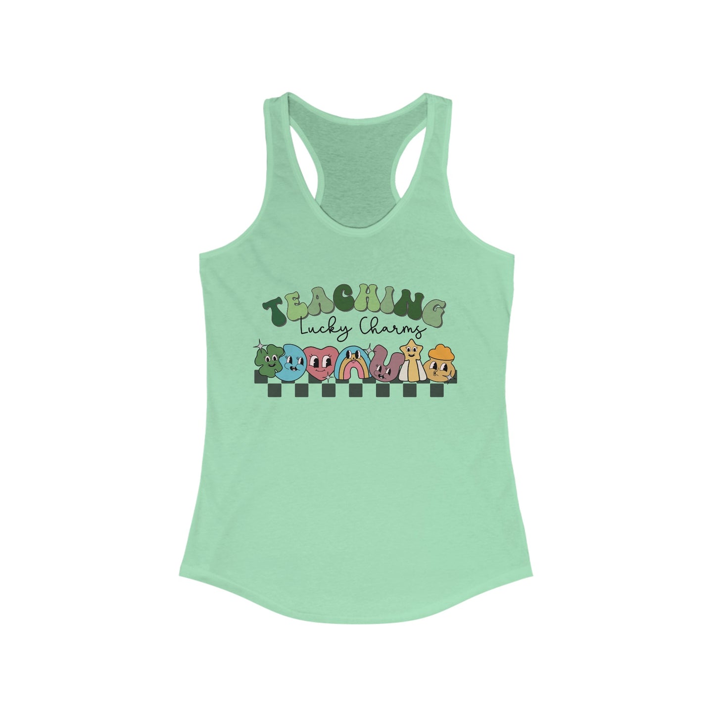 Teaching Lucky Charms - Women's Ideal Racerback Tank