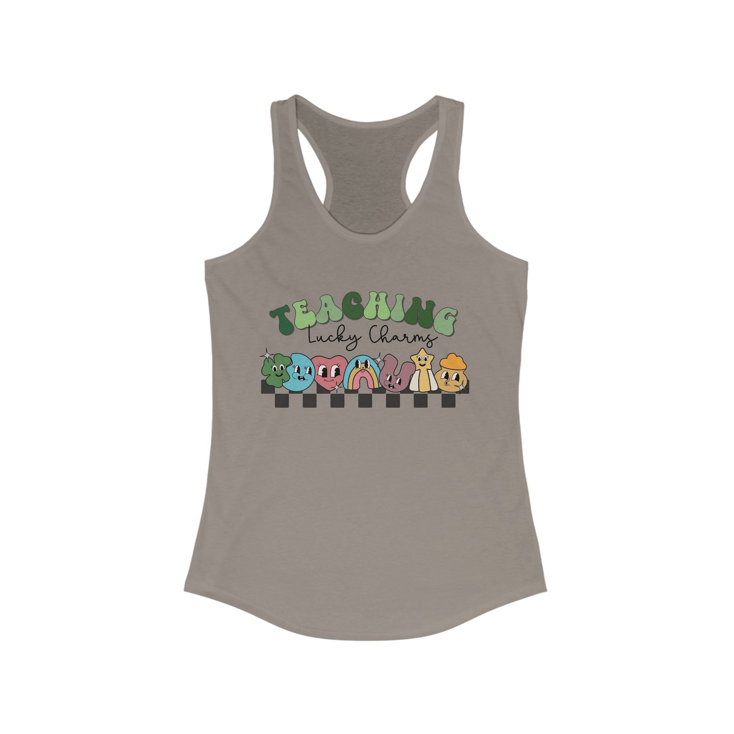 Teaching Lucky Charms - Women's Ideal Racerback Tank