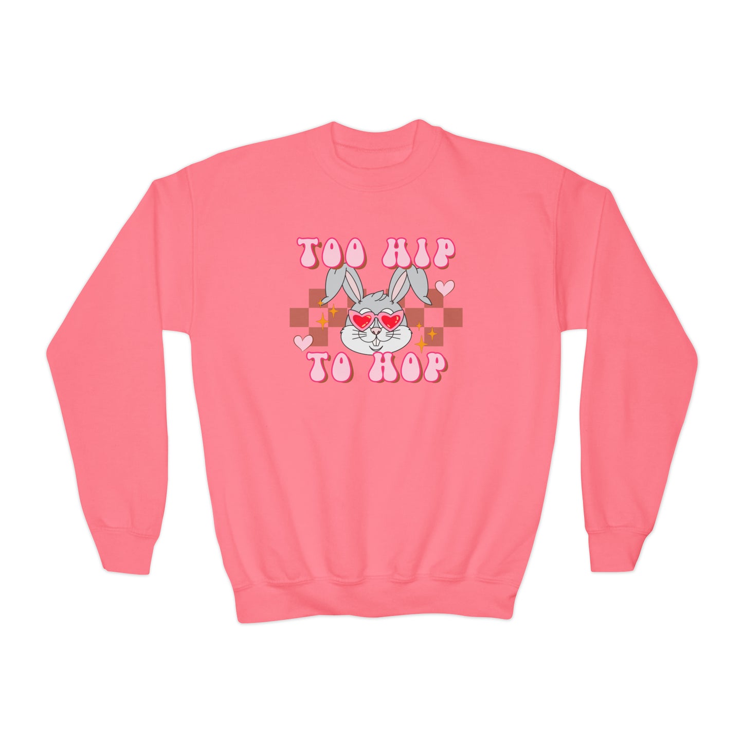 Too Hip to Hop - Youth Crewneck Sweatshirt