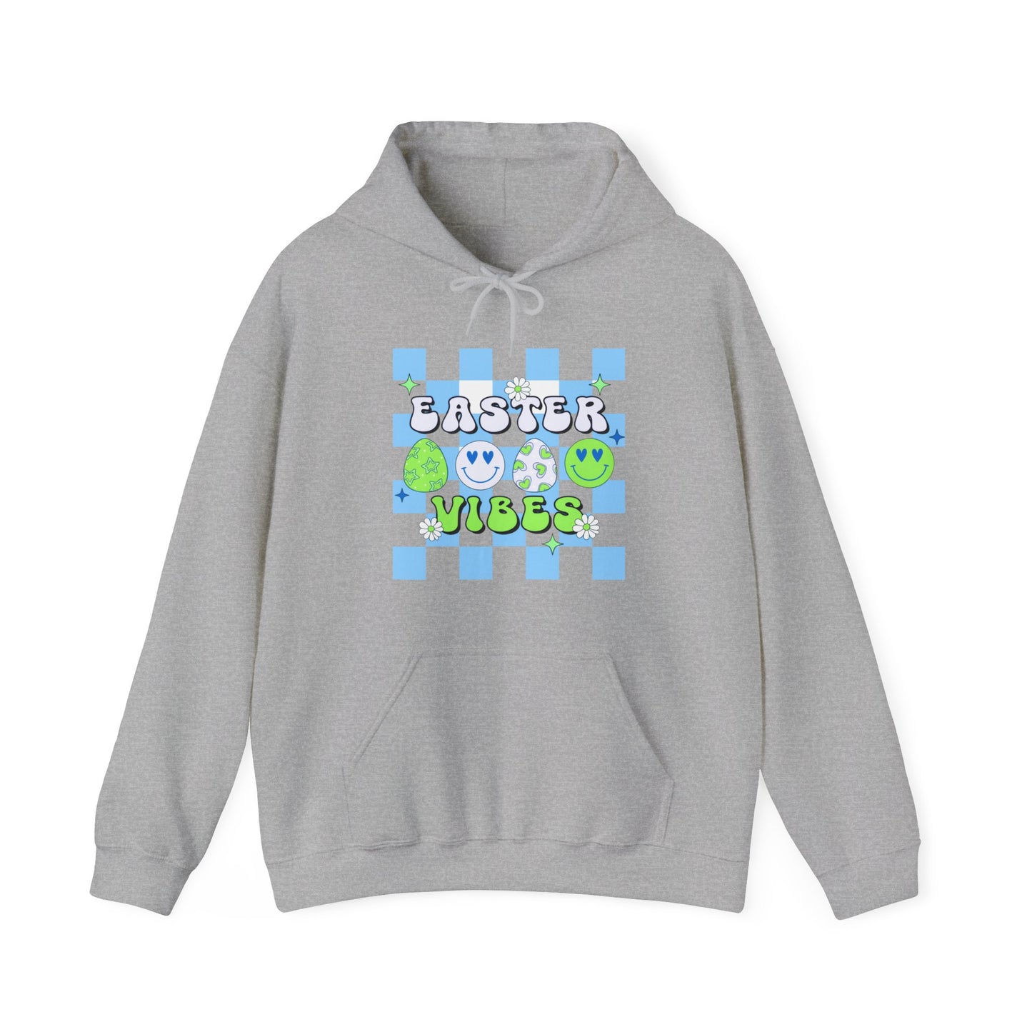 Easter Vibes Blue - Unisex Heavy Blend™ Hooded Sweatshirt