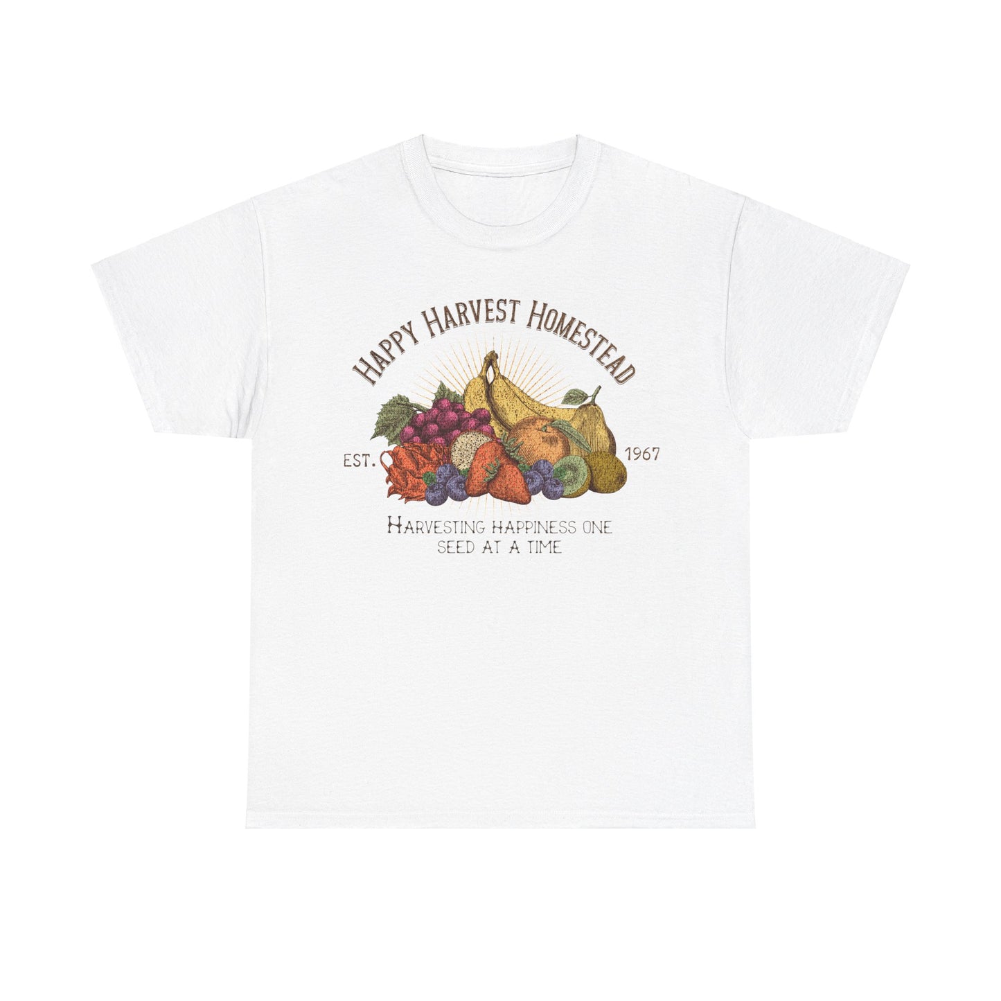 Happy Harvest Homestead, Farmers Market - Unisex T-Shirt