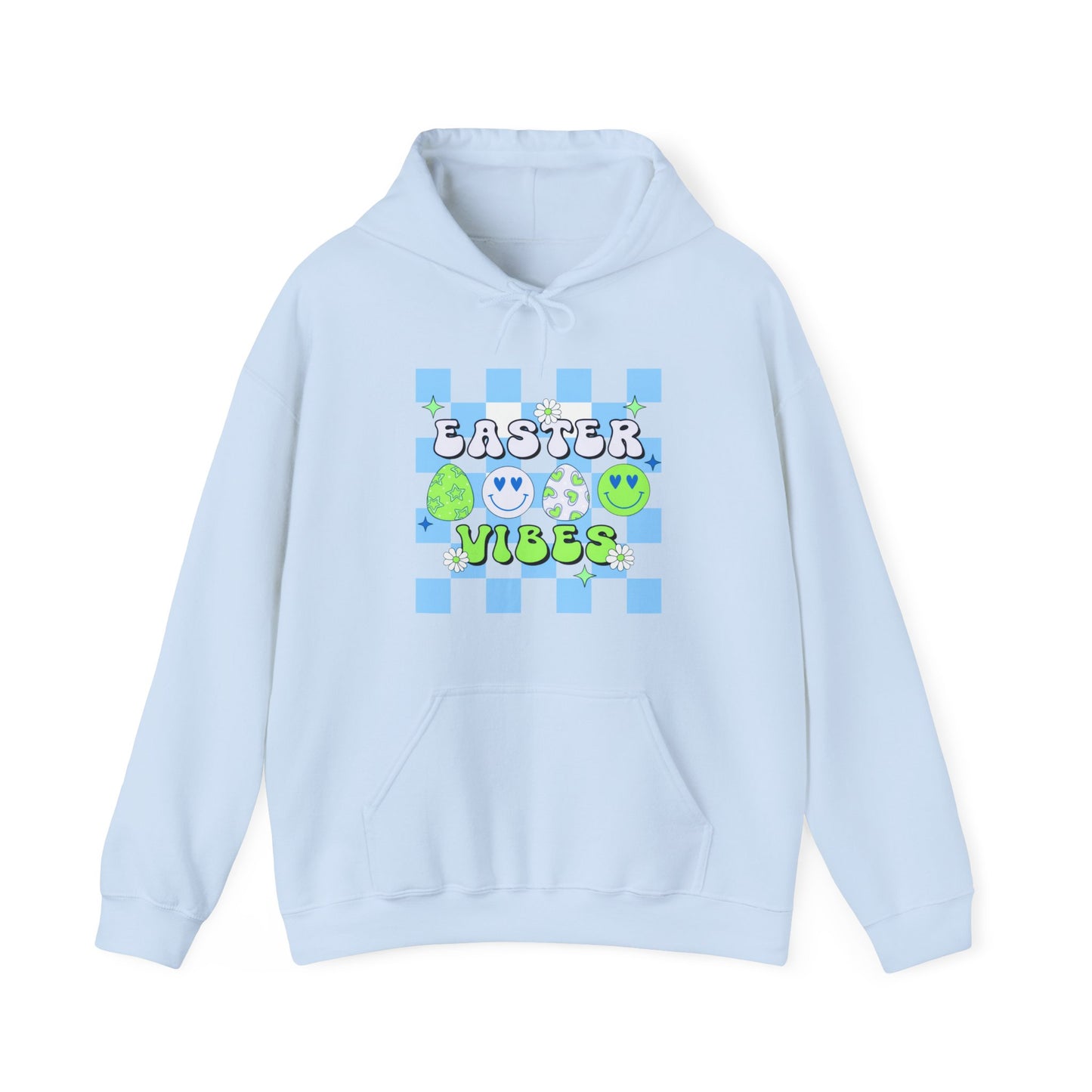 Easter Vibes Blue - Unisex Heavy Blend™ Hooded Sweatshirt