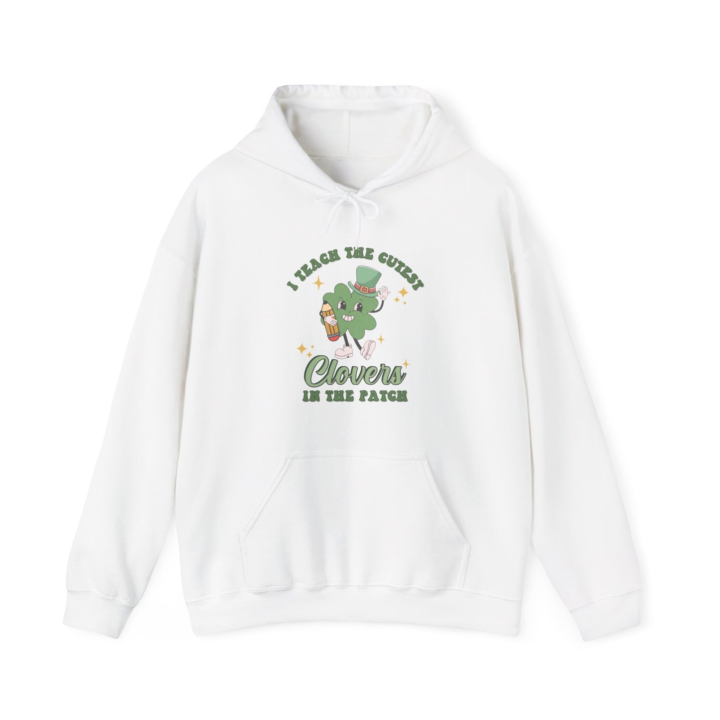 I Teach the Cutest Clovers - Unisex Heavy Blend™ Hooded Sweatshirt