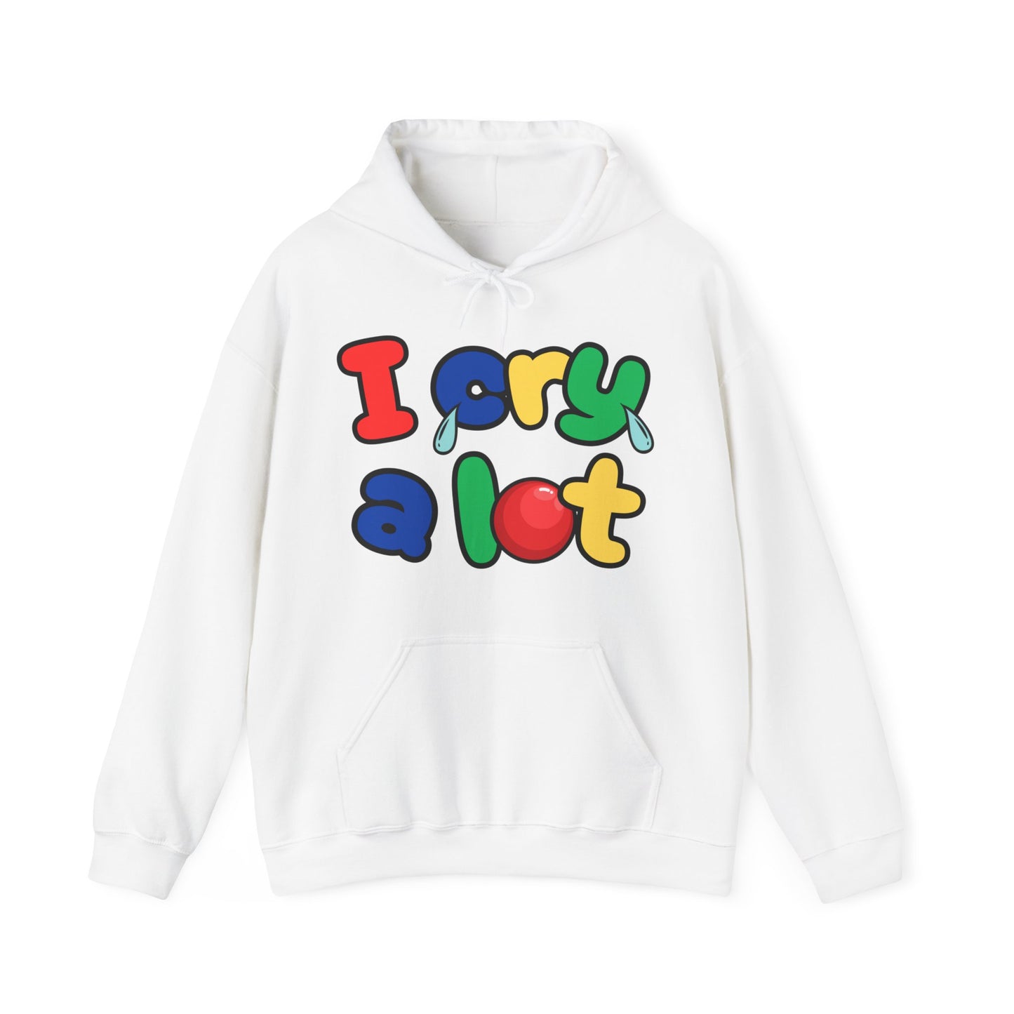 I Cry A Lot - Unisex Heavy Blend™ Hooded Sweatshirt