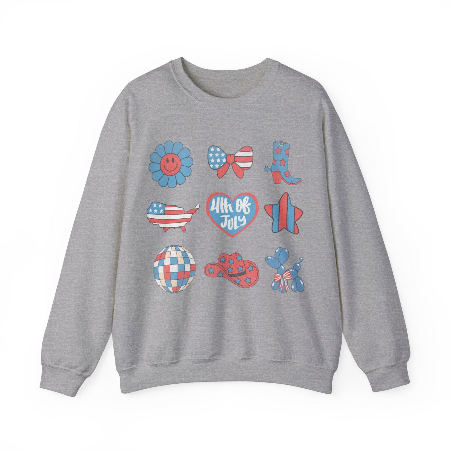 Fourth of July Collage - Unisex Heavy Blend™ Crewneck Sweatshirt