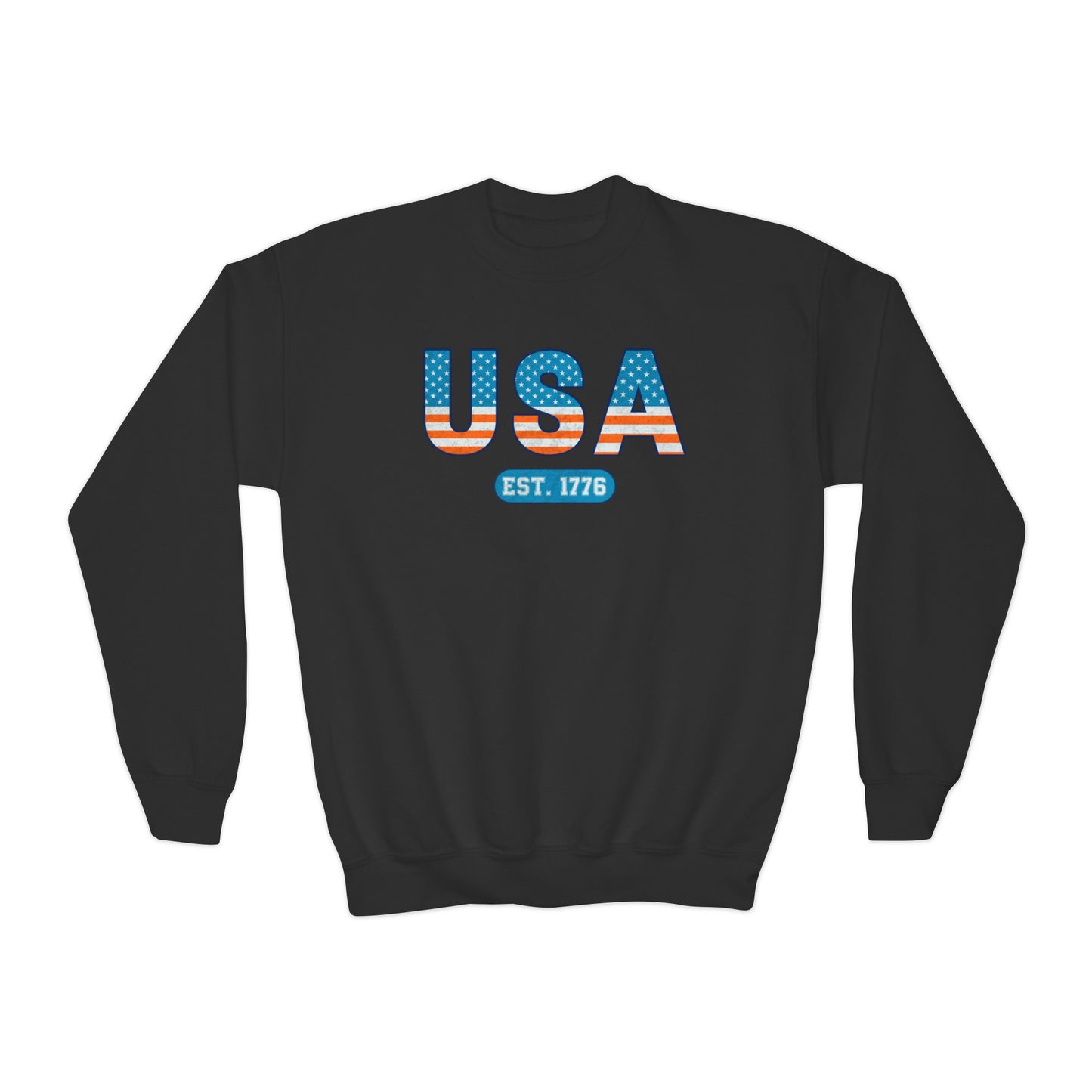 Vintage USA - Youth Crewneck Sweatshirt