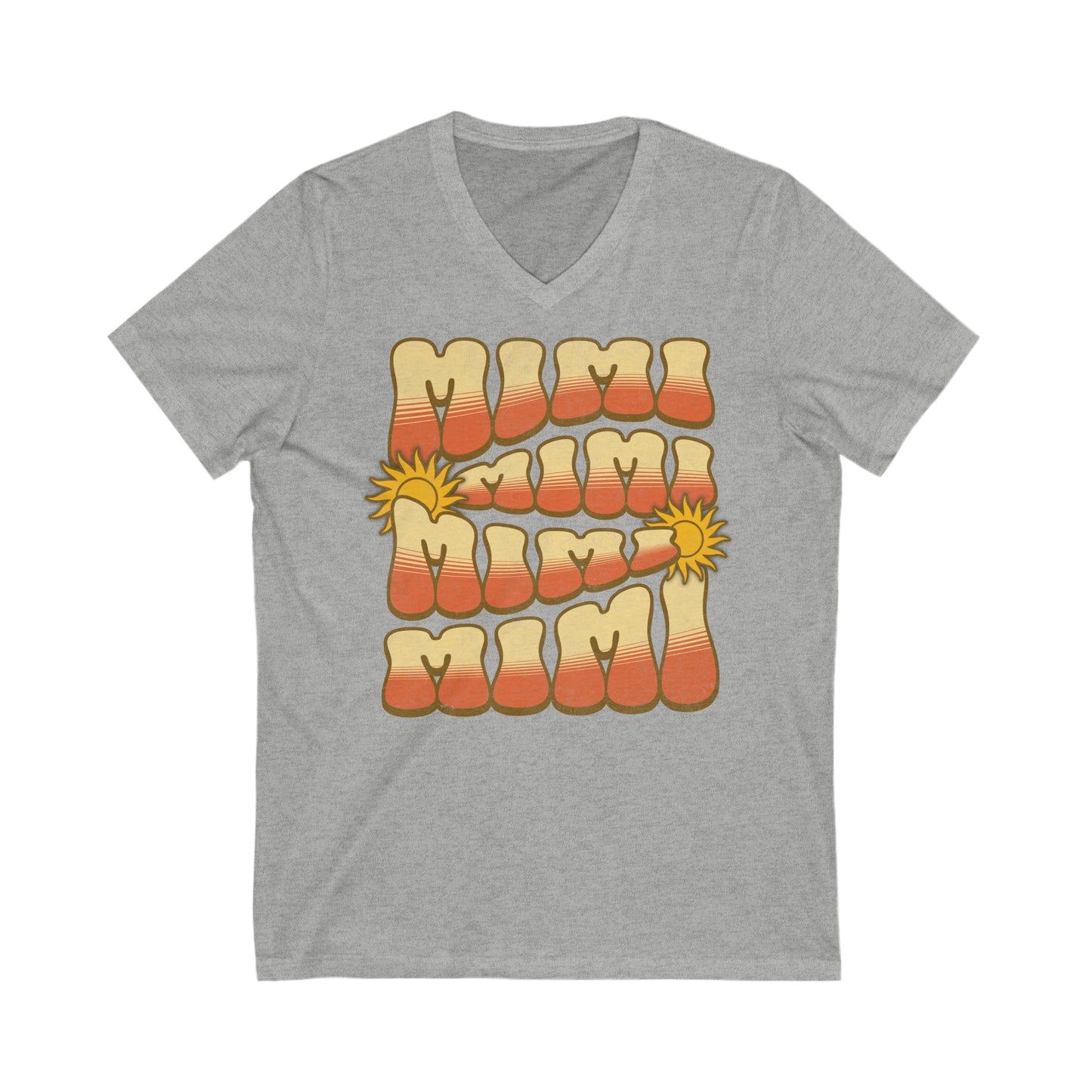 Groovy Mimi - Unisex Jersey Short Sleeve V-Neck Tee