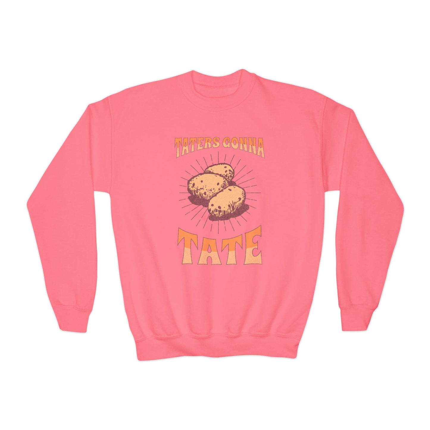 Taters Gonna Tate - Youth Crewneck Sweatshirt
