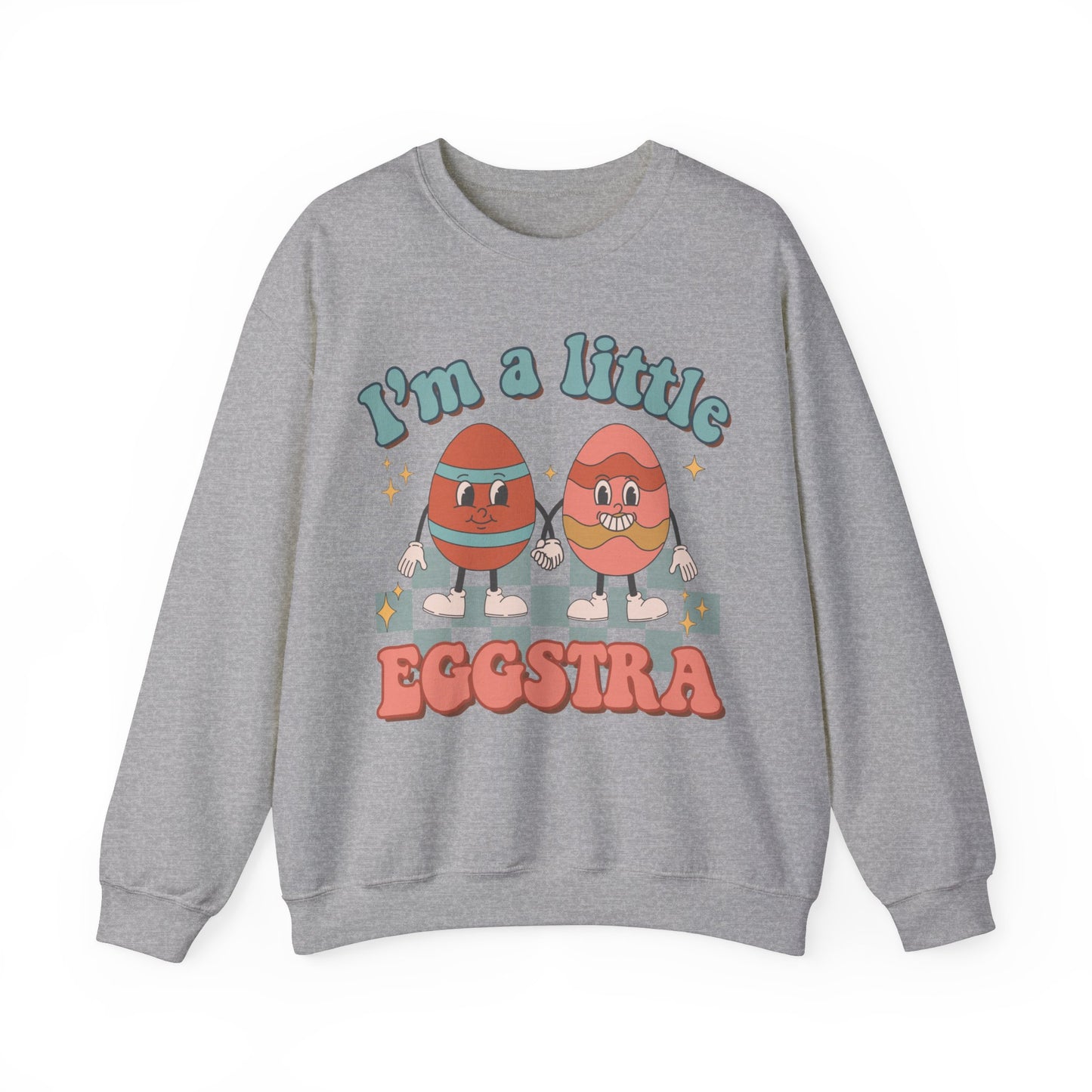 I’m A Little Eggstra - Unisex Heavy Blend™ Crewneck Sweatshirt