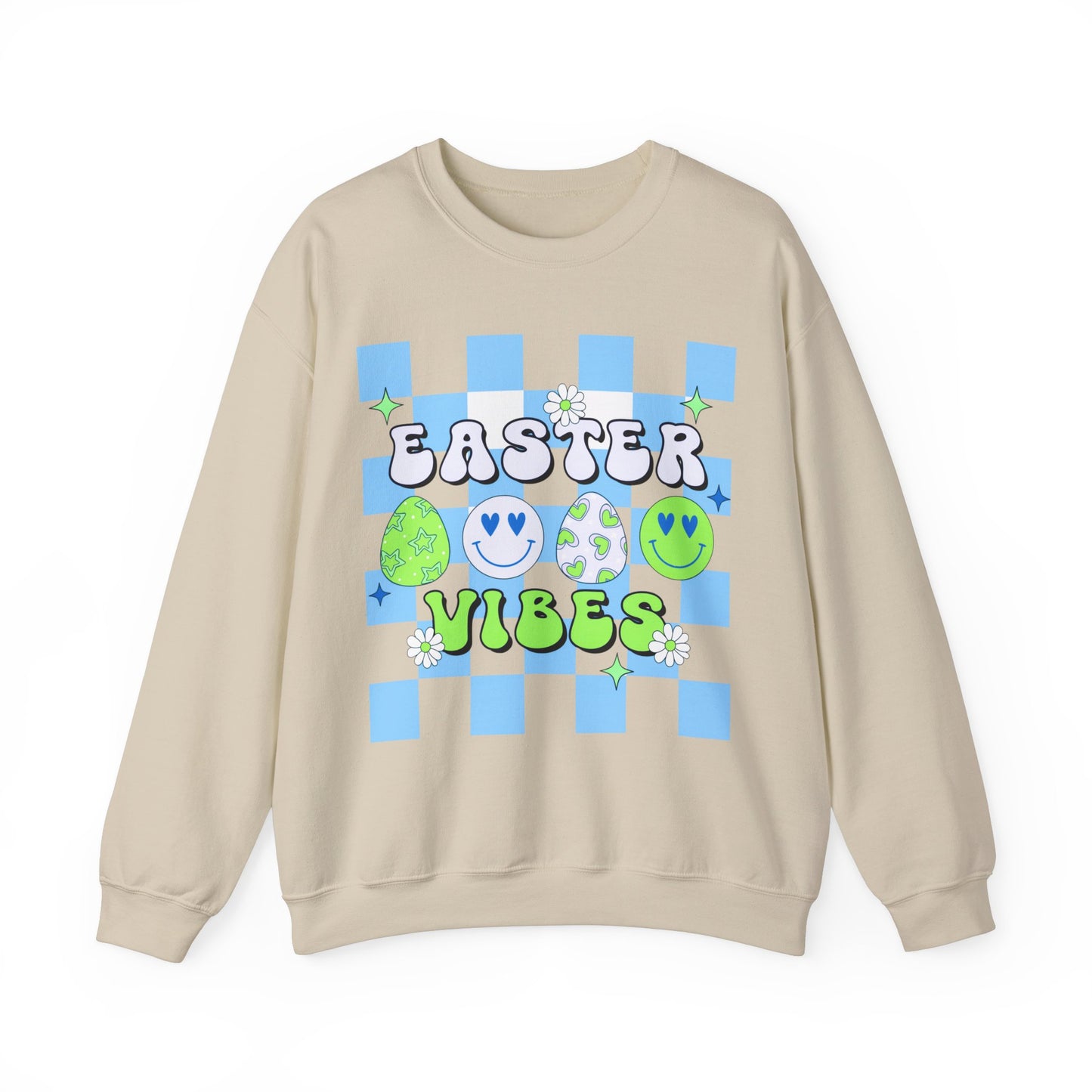 Easter Vibes Blue - Unisex Heavy Blend™ Crewneck Sweatshirt