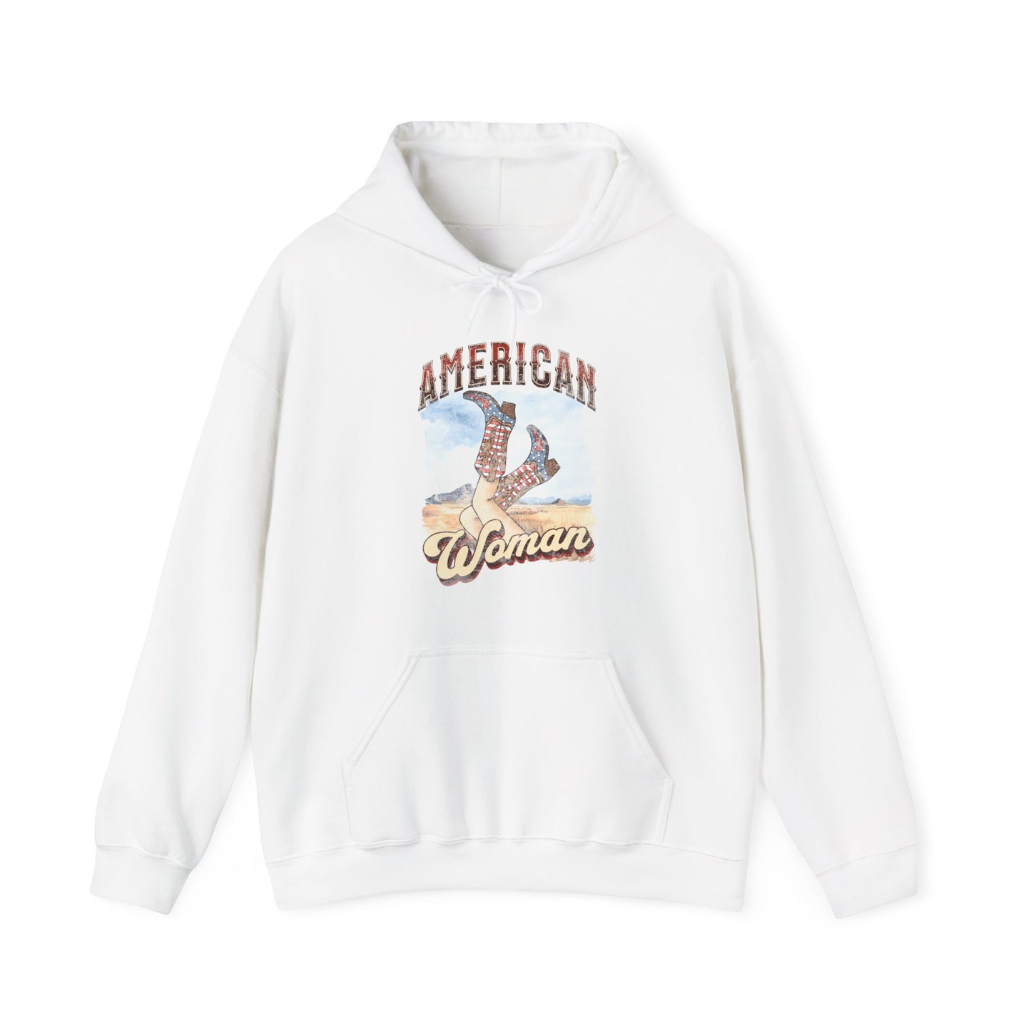 American Woman - Unisex Heavy Blend™ Hooded Sweatshirt