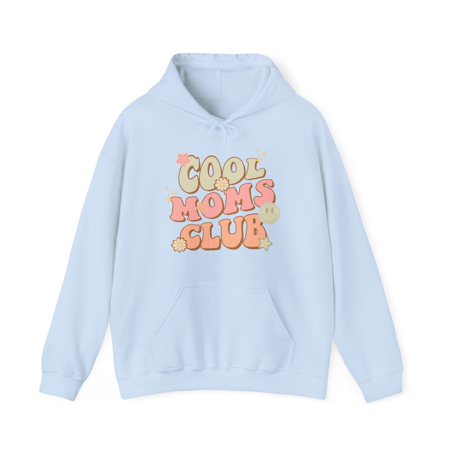 Cool Moms Club Groovy - Unisex Heavy Blend™ Hooded Sweatshirt