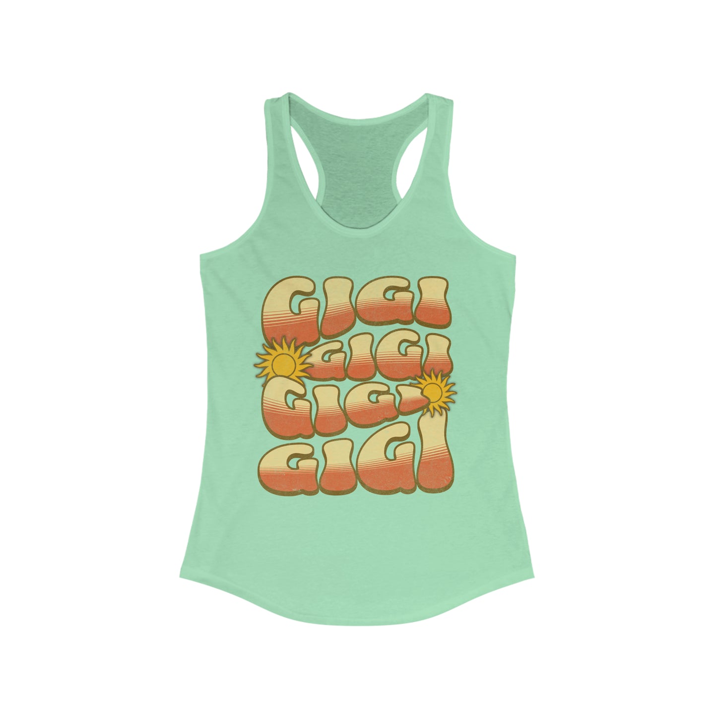 Groovy Gigi - Women's Ideal Racerback Tank