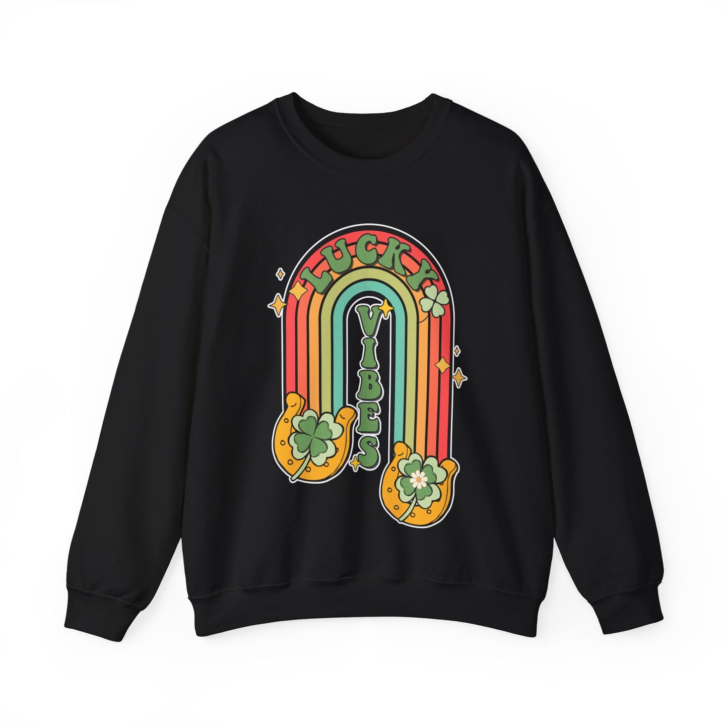 Lucky Vibes 1 - Unisex Heavy Blend™ Crewneck Sweatshirt