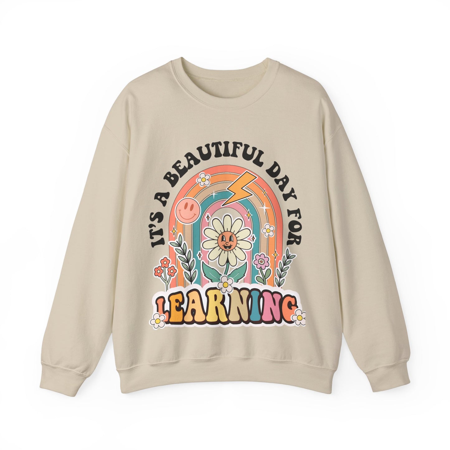 It’s a Beautiful Day for Learning - Unisex Heavy Blend™ Crewneck Sweatshirt
