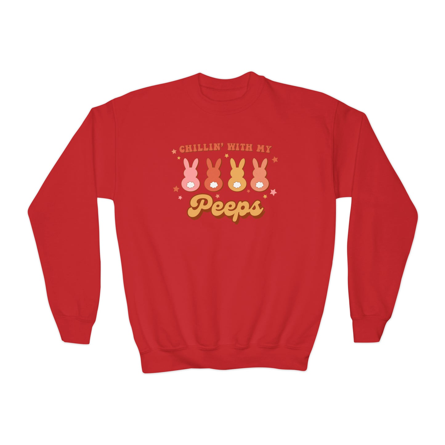 Chillin' with my Peeps - Youth Crewneck Sweatshirt