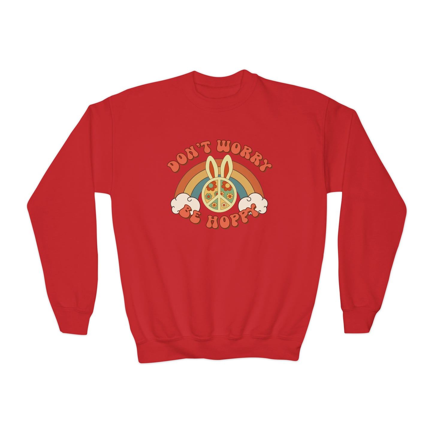 Don't Worry Be Hoppy - Youth Crewneck Sweatshirt