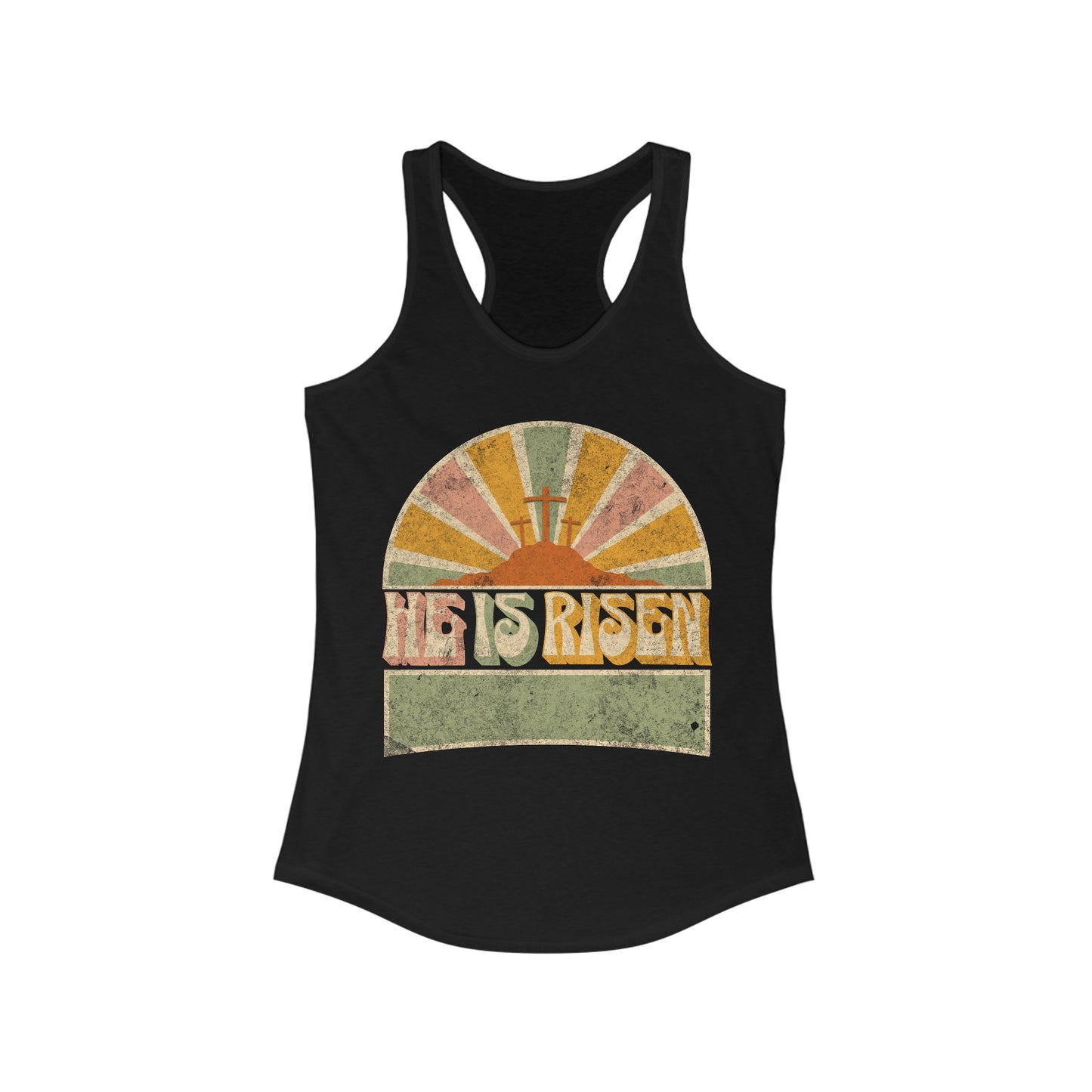 He is Risen - Women's Ideal Racerback Tank