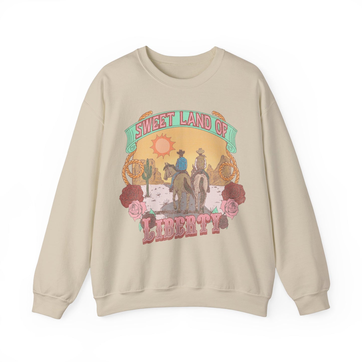 Sweet Land of Liberty - Unisex Heavy Blend™ Crewneck Sweatshirt