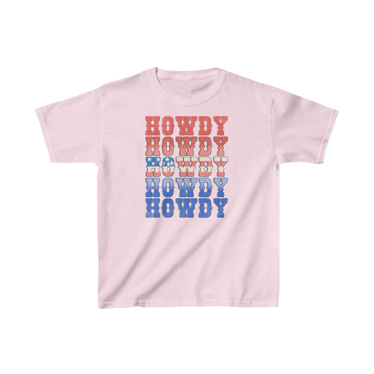 Howdy Fouth of July - Kids Heavy Cotton™ Tee