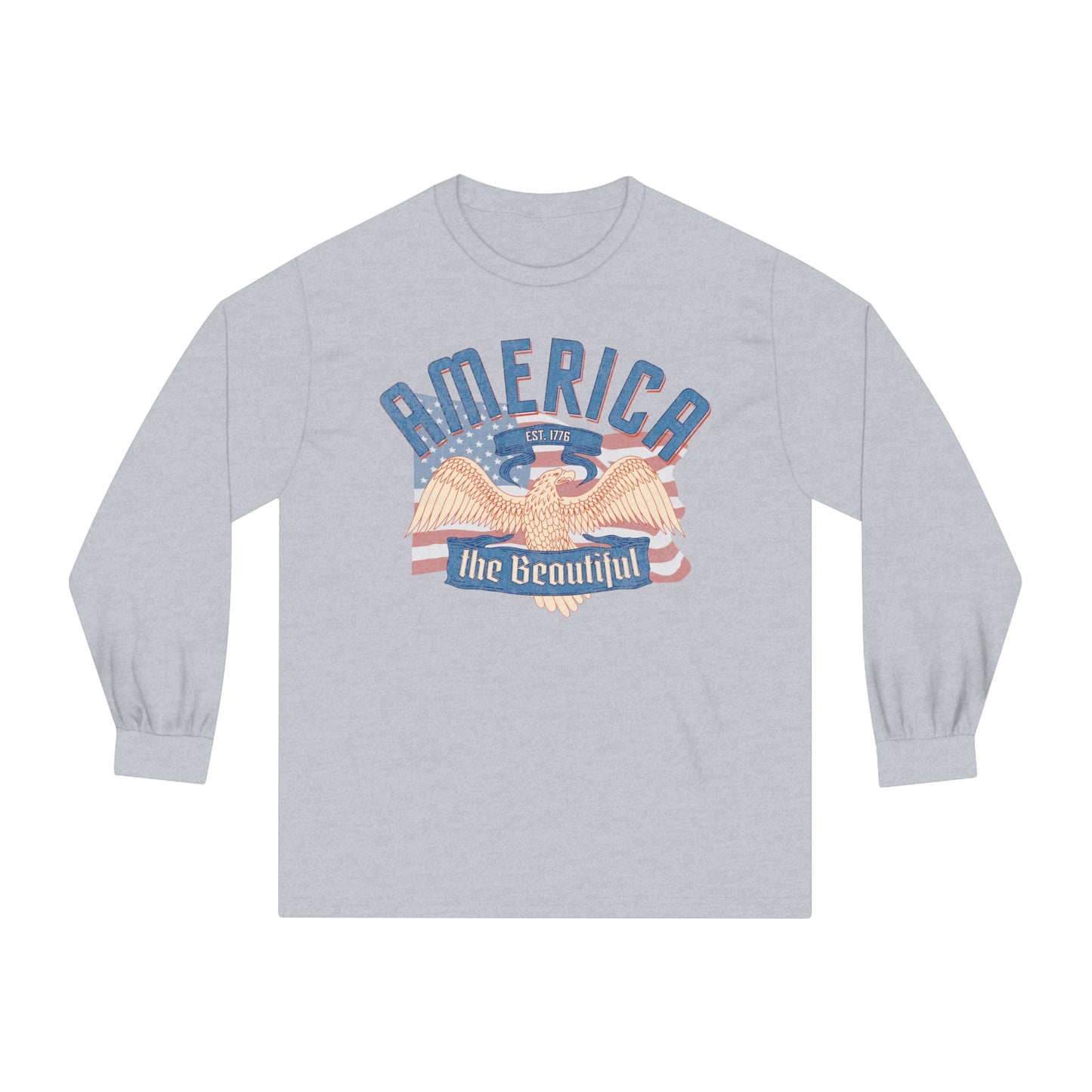 America the Beautiful - Unisex Classic Long Sleeve T-Shirt