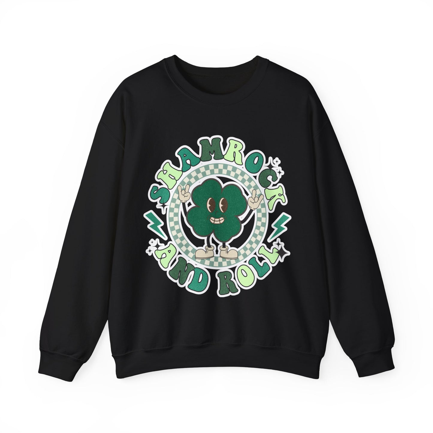 Shamrock and Roll - Unisex Heavy Blend™ Crewneck Sweatshirt