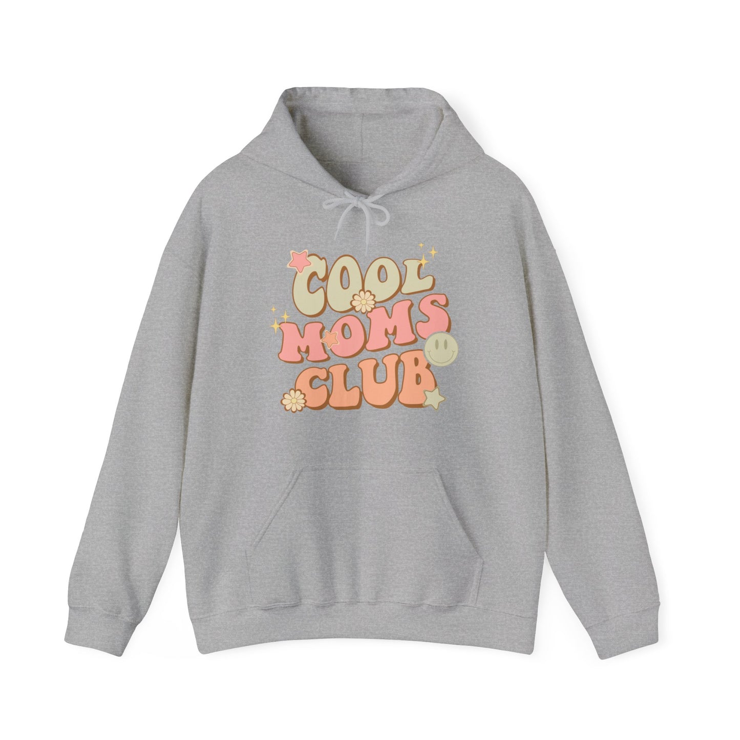 Cool Moms Club Groovy - Unisex Heavy Blend™ Hooded Sweatshirt