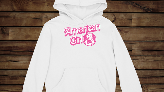 American Girl - Unisex Heavy Blend™ Hooded Sweatshirt