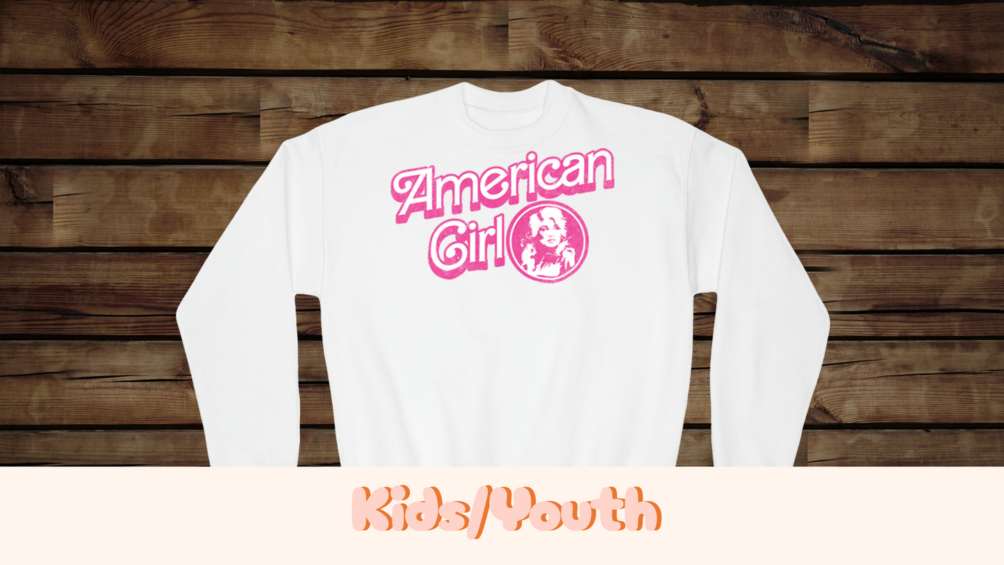 American Girl - Youth Crewneck Sweatshirt