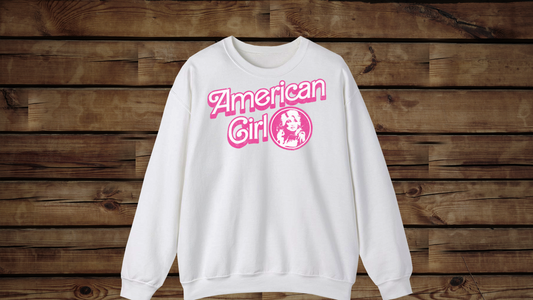 American Girl - Unisex Heavy Blend™ Crewneck Sweatshirt