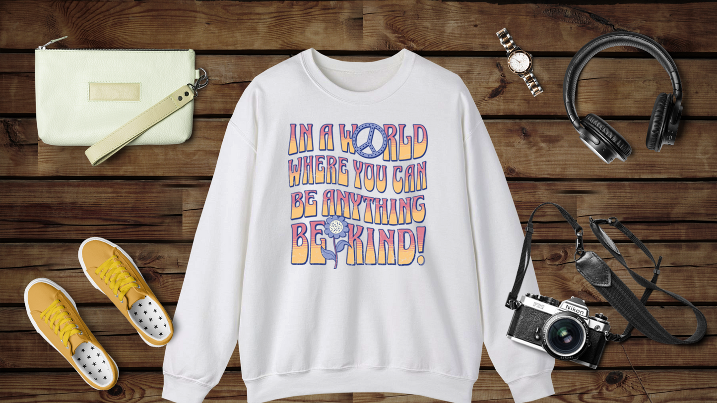 Be Kind! - Unisex Heavy Blend™ Crewneck Sweatshirt