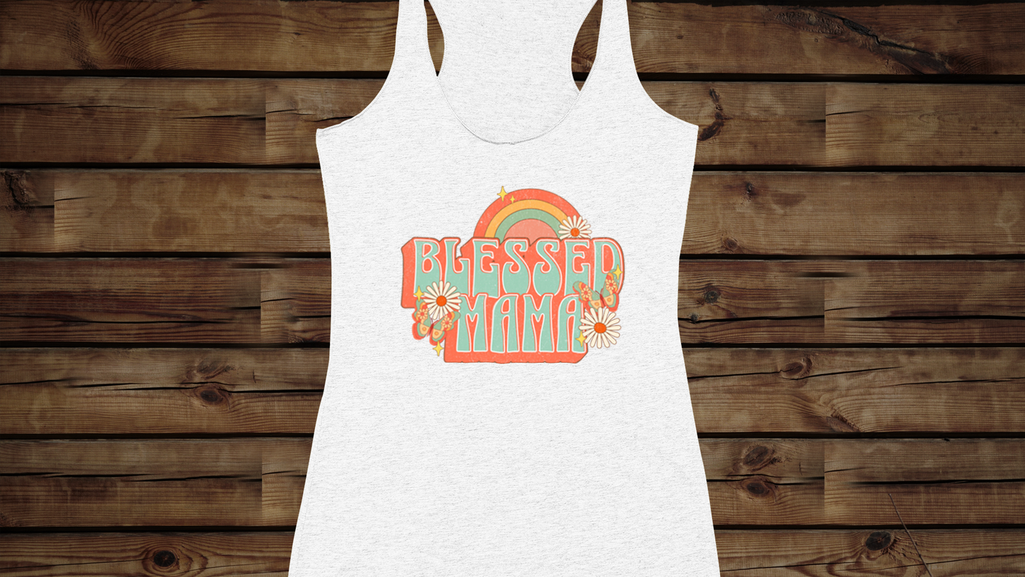 Blessed Mama - Women's Ideal Racerback Tank