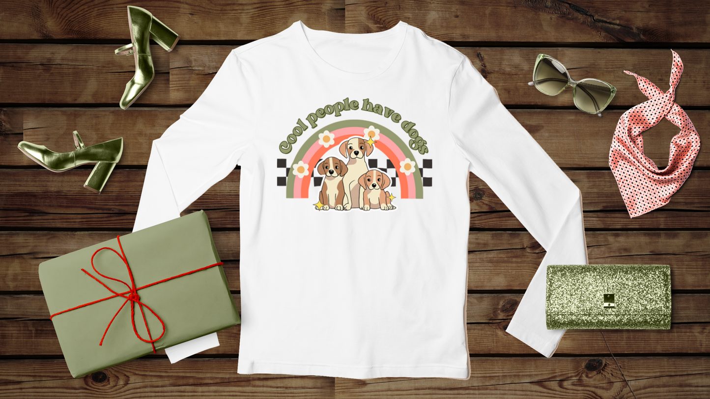 Cool People Have Dogs 1 - Unisex Classic Long Sleeve T-Shirt