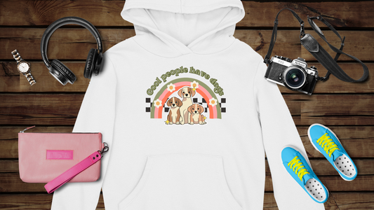 Cool People Have Dogs 1 - Unisex Heavy Blend™ Hooded Sweatshirt