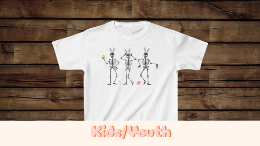 Easter Skeletons - Kids Heavy Cotton™ Tee