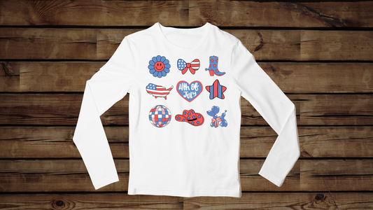 Fourth of July Collage - Unisex Classic Long Sleeve T-Shirt