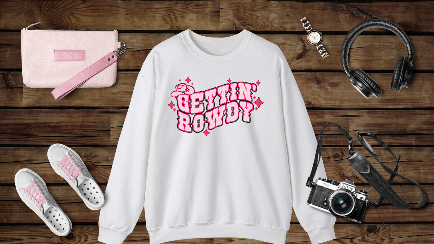 Gettin’ Rowdy - Unisex Heavy Blend™ Crewneck Sweatshirt